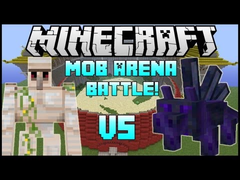 "DRAMCRYX VS. IRON GOLEM" - Minecraft: Mob Battle Arena - DIVINE RPG MOD!