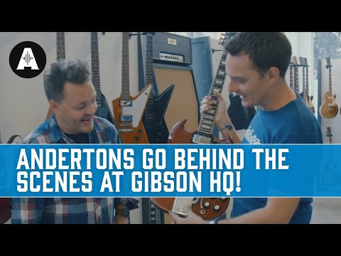Andertons Go Behind The Scenes at The Gibson Artist Showroom!