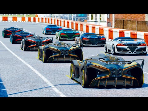 Bugatti Bolide vs SSC Tuatara at Highlands