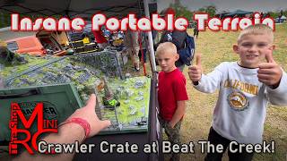 This Portable Crawler Course Is INSANE! SCX30 Action at Beat The Creek