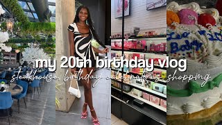 MY 20TH BIRTHDAY VLOG | steakhouse, shopping, birthday celebrations