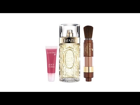 Lancme O d'AZUR Spray with Lip Gloss and Bronzing Brush