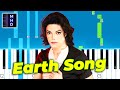 Michael Jackson Earth Song Piano Tutorial