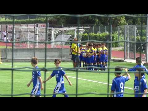 Pulcini 2008 / Torneo di Brusaporto, Parma-Folgore Caratese, ingresso in campo