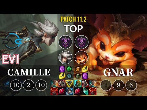 DFM Evi Camille vs Gnar Top - KR Patch 11.2