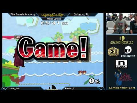 The Smash Academy - Medic_Zero (Falcon) vs Articanus (Marth) - Bracket - SSBM
