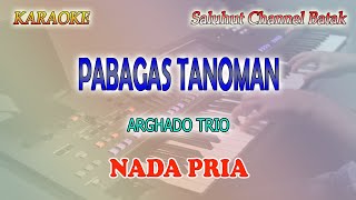 Download lagu PABAGAS TANOMAN ll KARAOKE BATAK ll ARGHADO TRIO ll NADA PRIA B=DO mp3