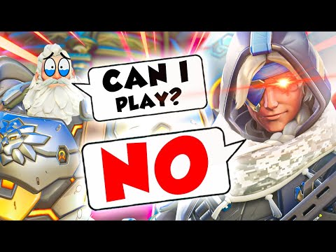 Ana gameplay that makes tank players afraid to play - Overwatch 2