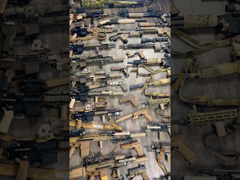 Running Out Of Firearms. All shades of FDE! #fiftyshadesoffde #fde #guns #pewpew #gunroom