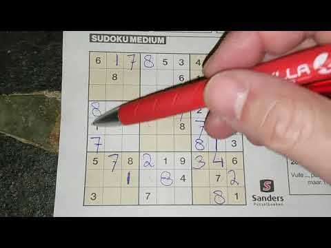 Our daily Sudoku practice continues. (#468) Medium Sudoku puzzle. 03-07-2020