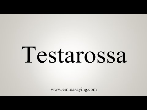 How To Say Testarossa