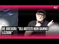 De Gregori Embarrassed By Those Taking Sides On Gaza Israel