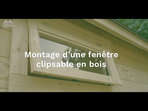 Montage d’une fenêtre basculante en bois