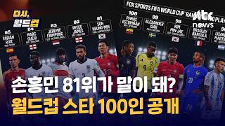 [다시, 월드컵] 2026 북중미 월드컵 뜨겁게 달굴 100명의 스타…손흥민·김민재 몇 위에 올랐나 보니? / JTBC News