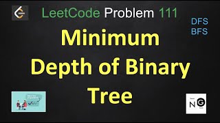 YouTube video 'minimum depth of binary tree leetcode | leetcode 111 | bfs dfs level order traversal'