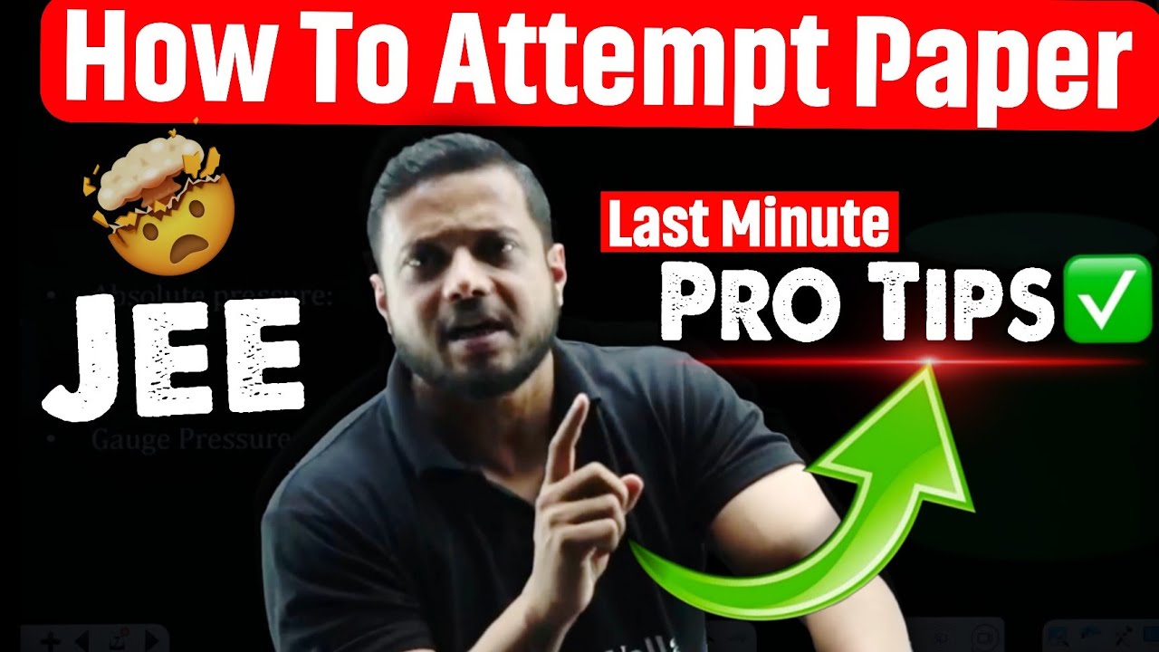 How To Attempt Paper JEE Mains | JEE Strategy |JEE MAINS | JEE Mains Exam - Rajwant Sir Honest Talk
