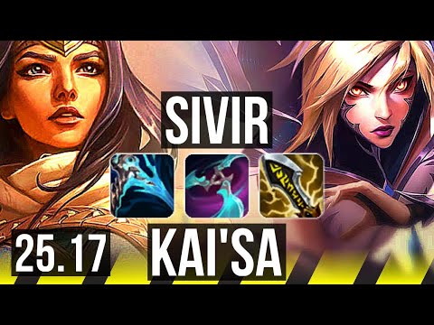 SIVIR & Thresh vs KAI'SA & Alistar (ADC) | Legendary | KR Master | 25.17