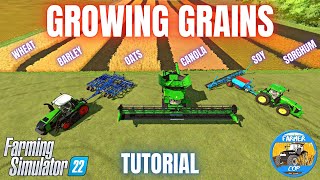 HOW TO GROW GRAINS - Farming Simulator 22