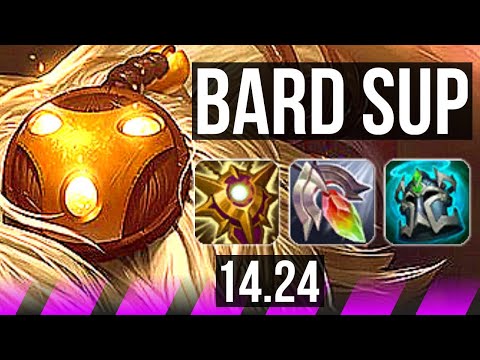 BARD & Caitlyn vs TAHM KENCH & Viktor (SUP) | KR Diamond | 14.24