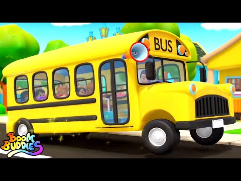 Wheels On The Bus + More Children Rhymes and Vehicles Songs