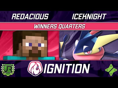 Redacious (Steve) vs IceKnight (Greninja) - Ignition 326 WINNERS QUARTERS