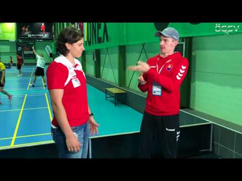 EM Badminton 2018 - Interview Katrin Neudolt (International Sign)