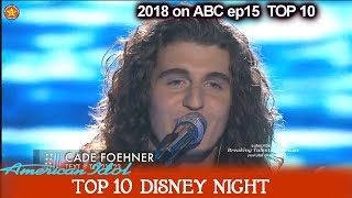 Cade Foehner sings “Kiss the Girl” Katy is JEALOUS   Disney Night  American Idol 2018 Top 10