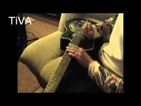 DAN TiVA - boogie improvisation (lap steel slide guitar)