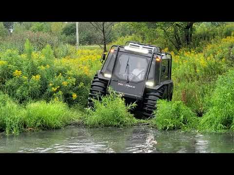 Вездеход-амфибия Fat пройдет через грязь, метель и воду