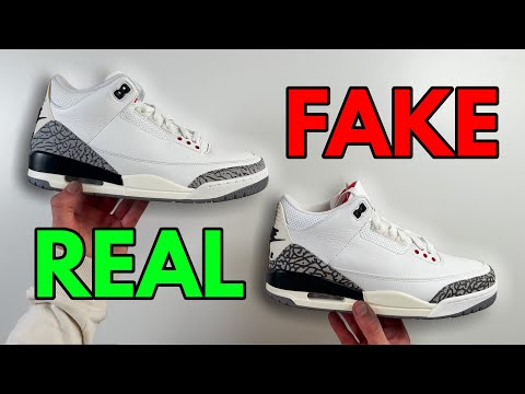 REAL VS FAKE! NIKE AIR JORDAN 3 REIMAGINED SNEAKER COMPARISON!