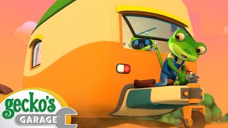 Caravan Catastrophe | Gecko's Garage | Cartoons For Kids | Toddler Fun Learning