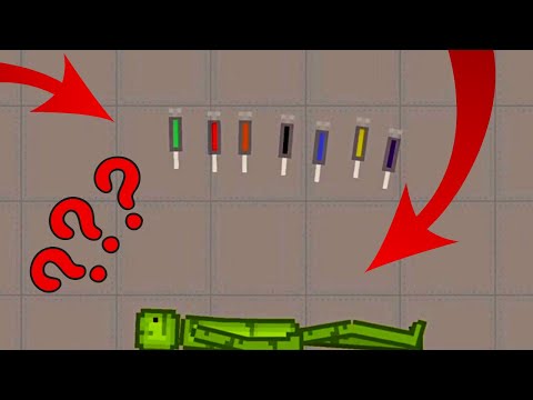 What if we use all syringes with melon? || Melon Playground