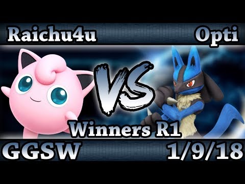 GGSW 66 - Raichu4u (Jigglypuff) Vs. Puffin (Cloud) Smash Wii U Winners R1 - Smash 4