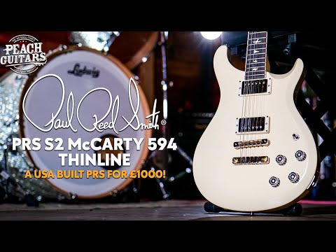 PRS S2 McCarty 594 Thinline Standard Electric Guitar - Antique White 2021 image 18