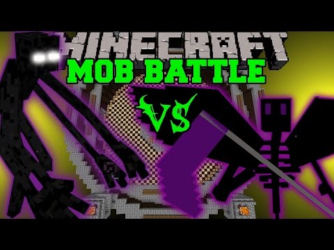 MUTANT ENDERMAN VS ENDER REAPER - Minecraft Mob Battles - Mods