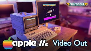 How to connect a Vintage Apple IIe to Video today