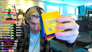 xQc Flexes his Pokemons and Pokemon Games to chat for calling him a larper