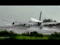 Lentokoneita sateisella säällä