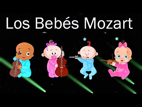 Los Bebés Mozart en el Mundo - Efecto Mozart para bebés - llamarada - Canciones de Cuna #