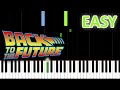 Back To The Future Easy Piano Tutorial Synthesia