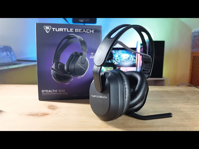 Vídeo relacionado con Turtle Beach Stealth 500 Camo Ártico PlayStation Auriculares de Juego Inalámbricos con 40hr Batería y Bluetooth para PS5, PS4 y PC
