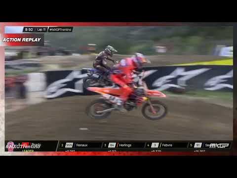 Herlings passes Renaux and Prado for the MXGP Race 2 WIN | MXGP of Trentino 2023