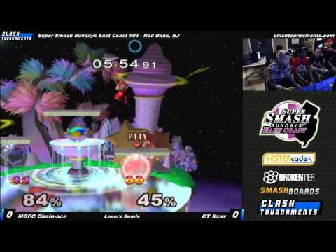 SSS EC 03 - Chain-ace vs CT Xzax - Losers Semis - SSBM