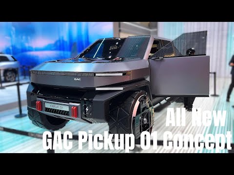 All New GAC Pickup 01 Concept Walkaround | Chinese Cybertruck—Shanghai Auto Show 2025 | 4K