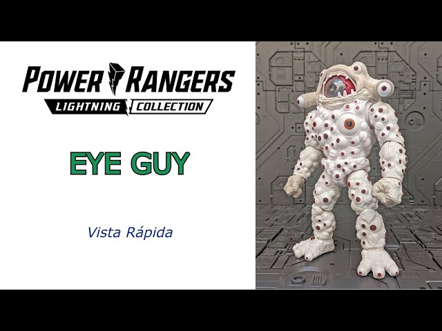 Vídeo relacionado con Power Rangers Lightning Collection Mighty Morphin Eye Guy - Figura de acción Coleccionable Premium de 15 cm con Accesorios, Multicolor F5430