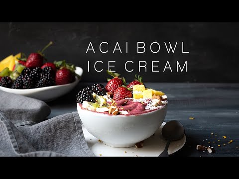 Acai bowl (thick like ice cream)