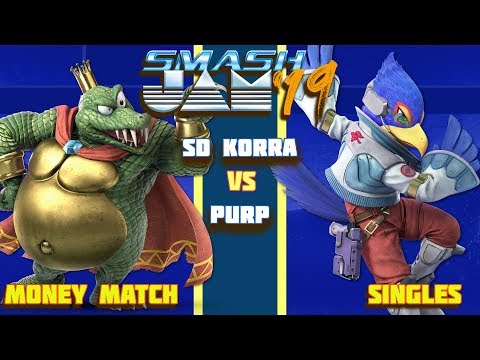 Smash Jam '19 Money Match - SD Korra [KING K ROOL] vs. Purp [FALCO]