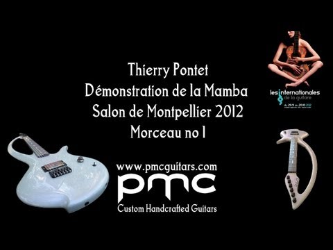 Thierry Pontet PMC Guitares Mamba Salon Lutherie Montpellier 2012 Morceau 1/2