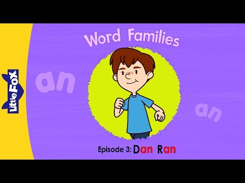 Word Family _an | Word Families 3 | Dan Ran | Phonics | Little Fox | Animated Stories for Kids