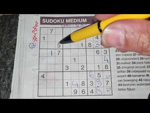 22th week Lockdown! (#2805) Medium Sudoku puzzle. 05-18-2021